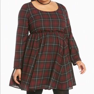 💛24 Hour Sale💛 Torrid Plaid Skater Dress Sz 2X